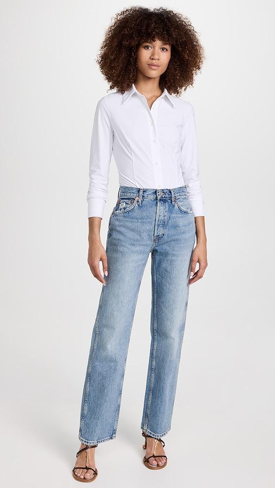 Commando Classic Button Down Thong Bodysuit | Shopbop Product Image