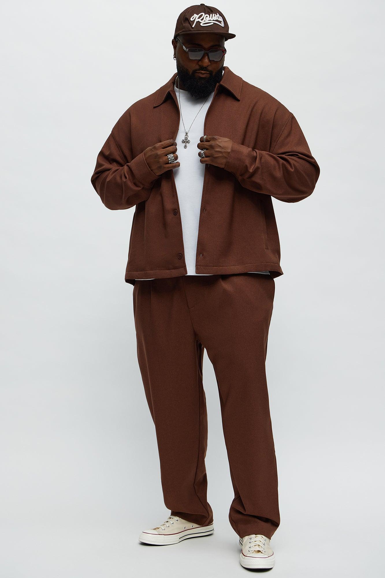 Slim Mara Hybrid Trousers - Brown Product Image