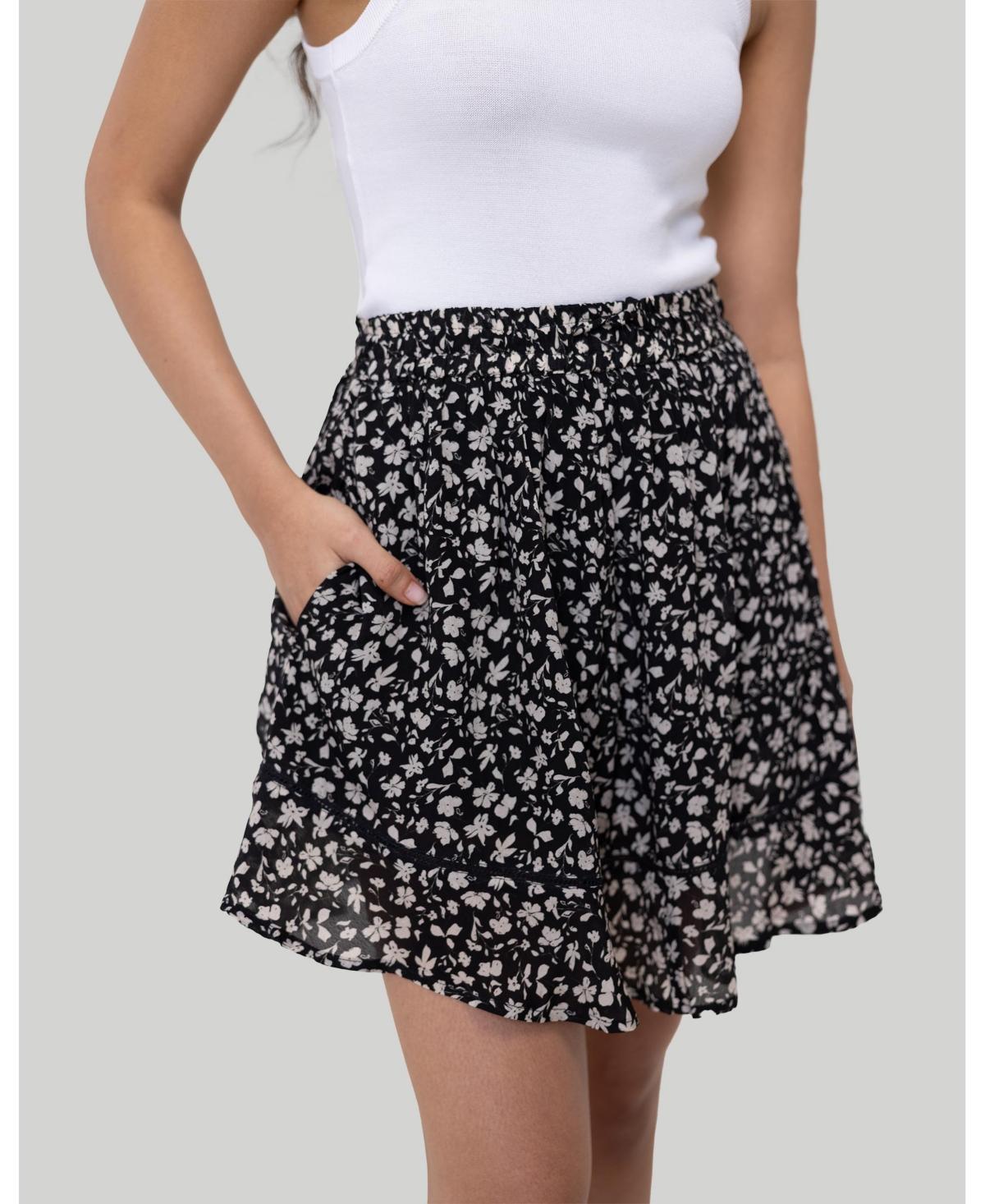 Reistor Womens Drawstring Short Skirt Product Image
