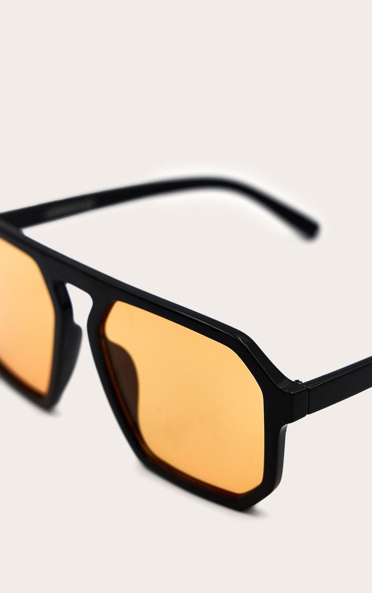 Orange Lens Aviator Sunglasses Product Image