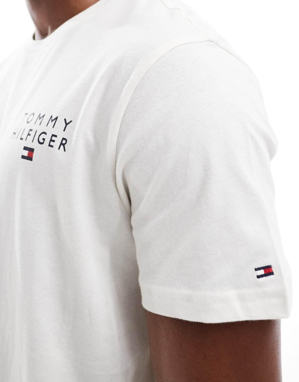 Tommy Hilfiger original lounge T-shirt in white Product Image