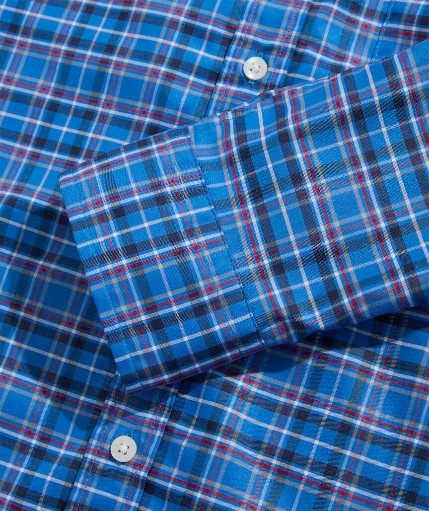 Plaid Performance Cotton Shirt Product Image