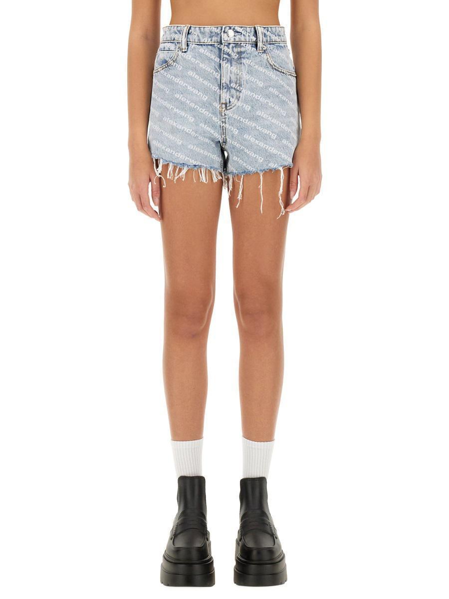 ALEXANDER WANG T T By Alexander Wang Short "bite" In Navy Product Image