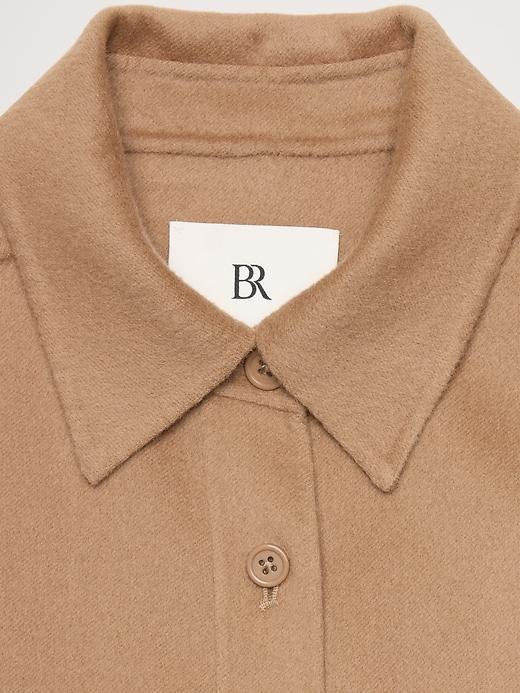 Double-Faced Wool-Blend Shirt Jacket Product Image