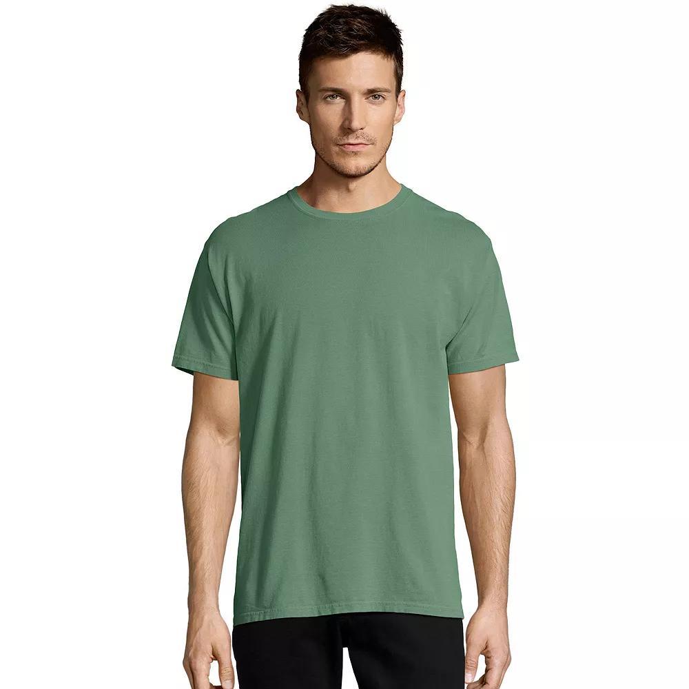 Mens Hanes ComfortWash Garment-Dyed Tee Anchor Grey Product Image
