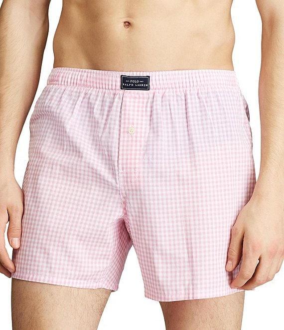 Polo Ralph Lauren Mini Gingham Woven Boxers Product Image