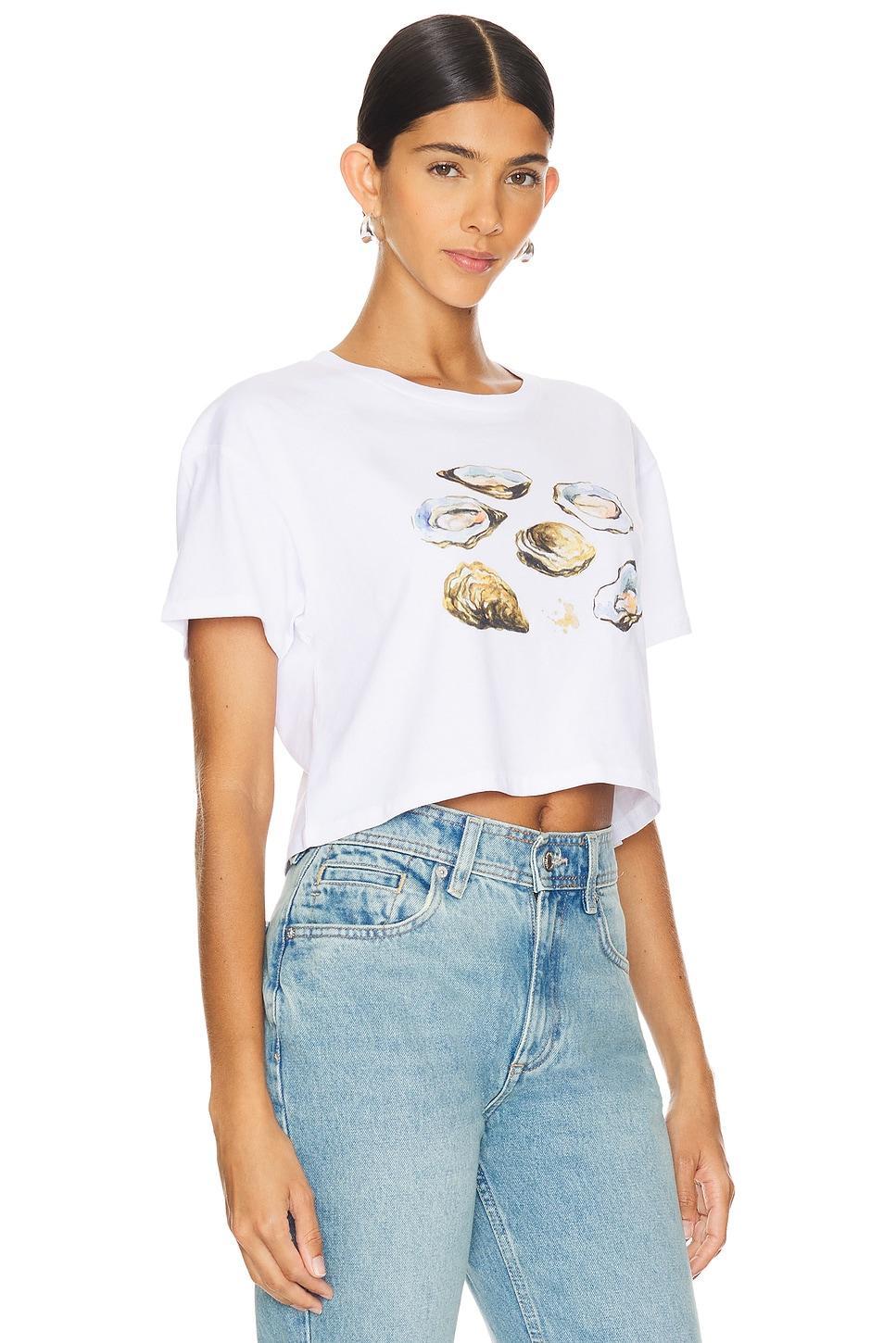 Oysters Crop Top Polychrome Goods Product Image