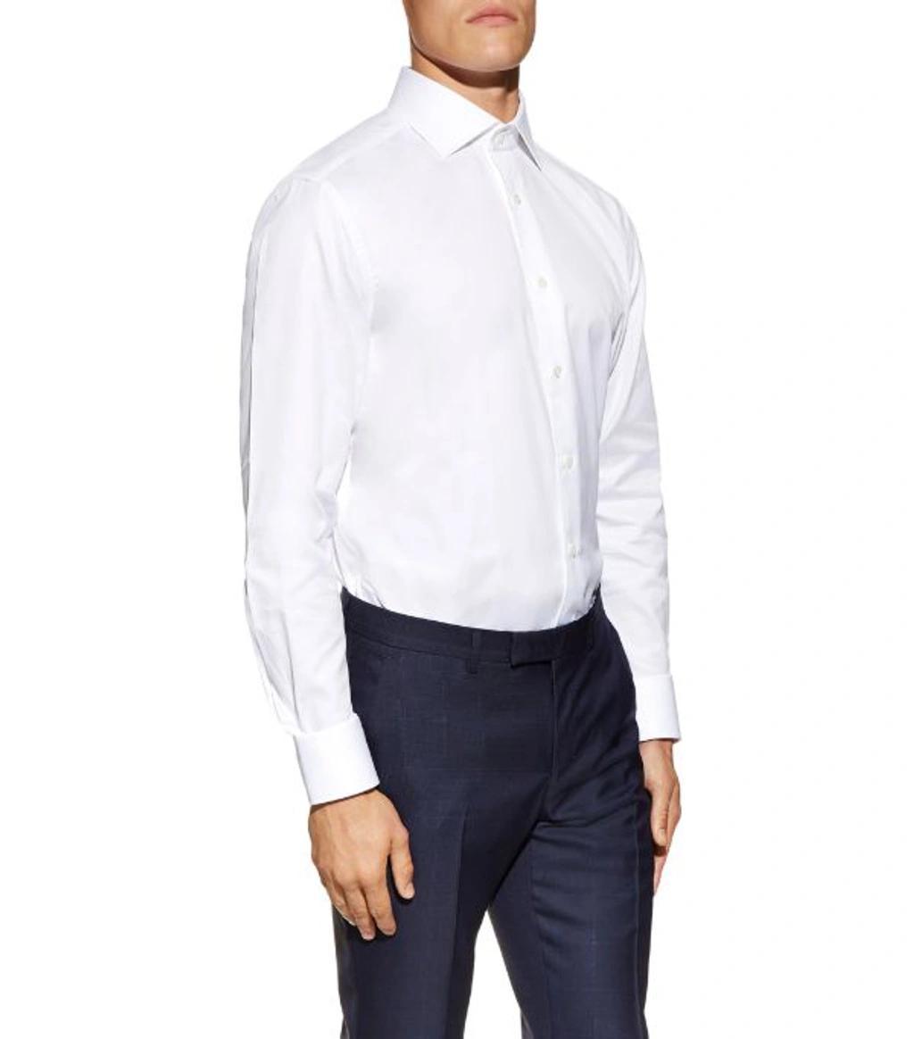 Classic Tailored Shirt In White Product Image