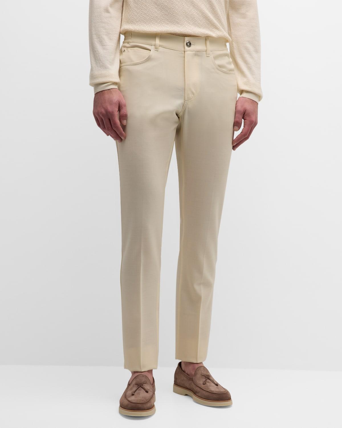 Mens Wool Stretch 5-Pocket Pants Product Image