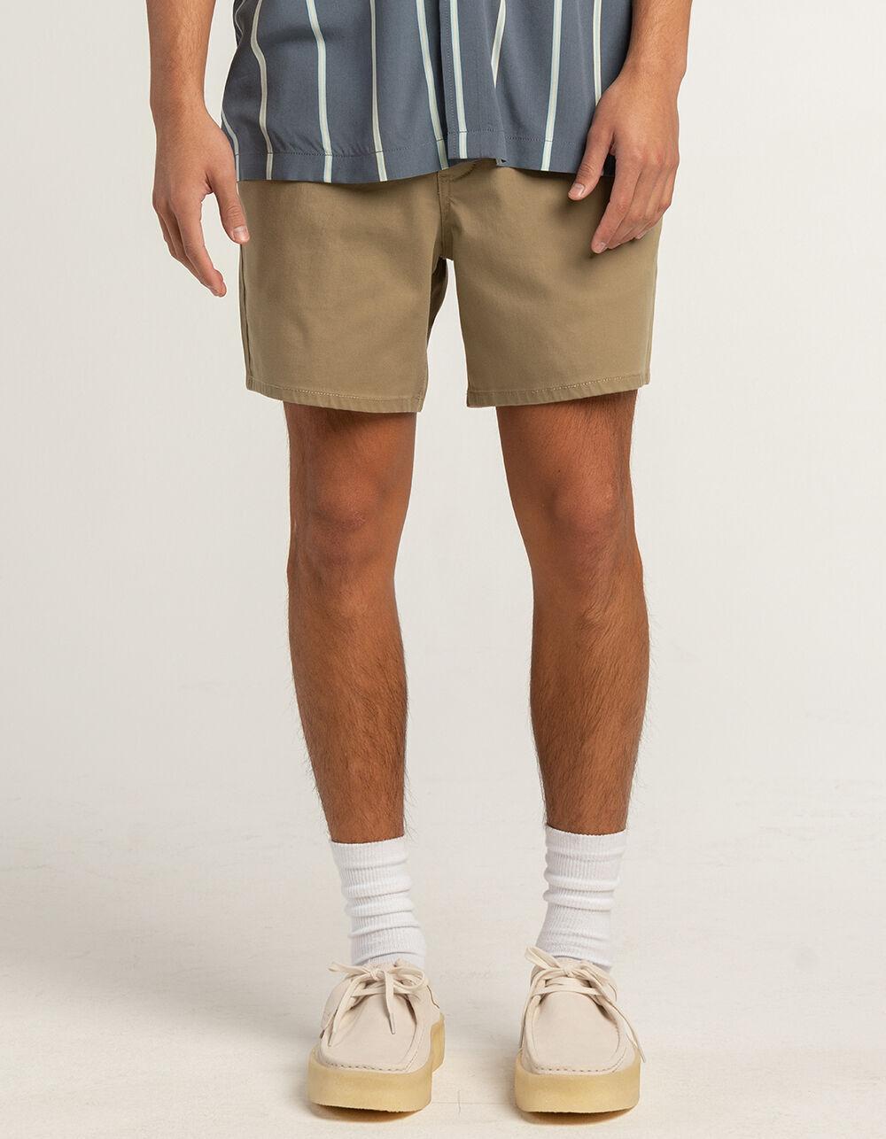 RSQ Mens Shorter 6" Chino Shorts - WASHED NAVY Product Image
