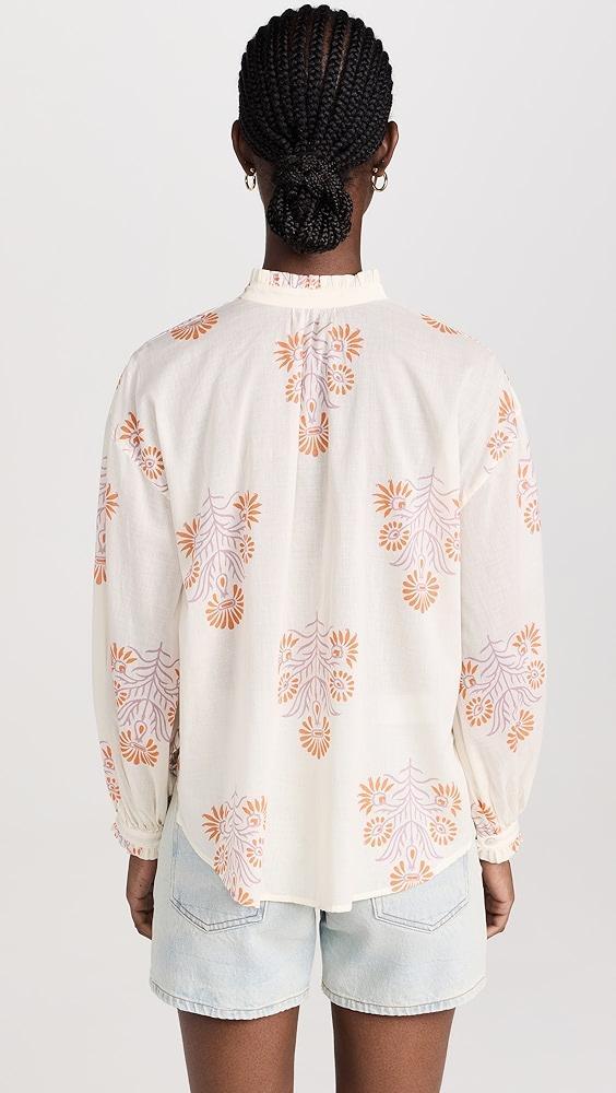 Alix of Bohemia Poet Papaya Aster Blouse | Shopbop Product Image
