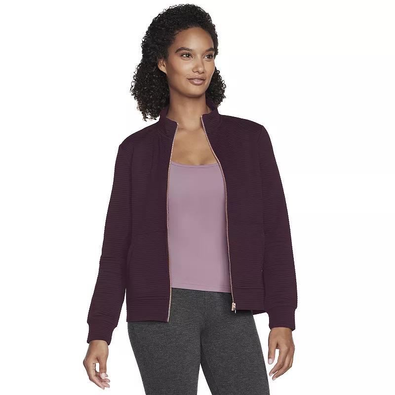 Women's Skechers® GOWALK™ Everywhere Zip-Up Jacket, Size: XL, Blue Iris Product Image