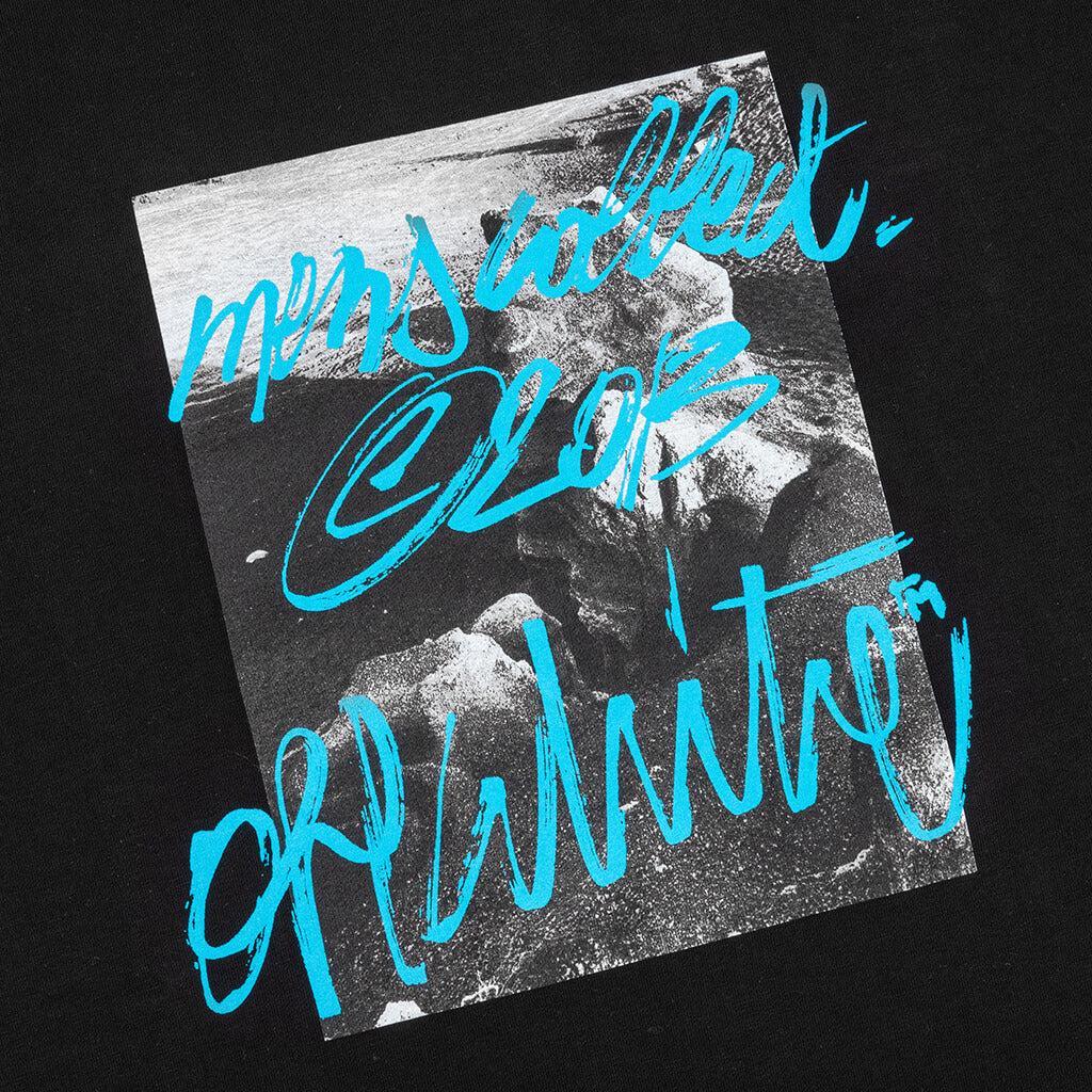 Off-White C/o Virgil Abloh Rocks Type Slim S/S Tee - Black/White Male Product Image
