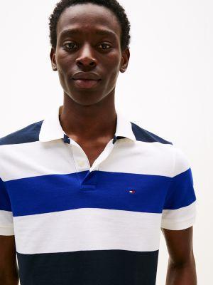 Regular Fit Block Stripe Polo Product Image
