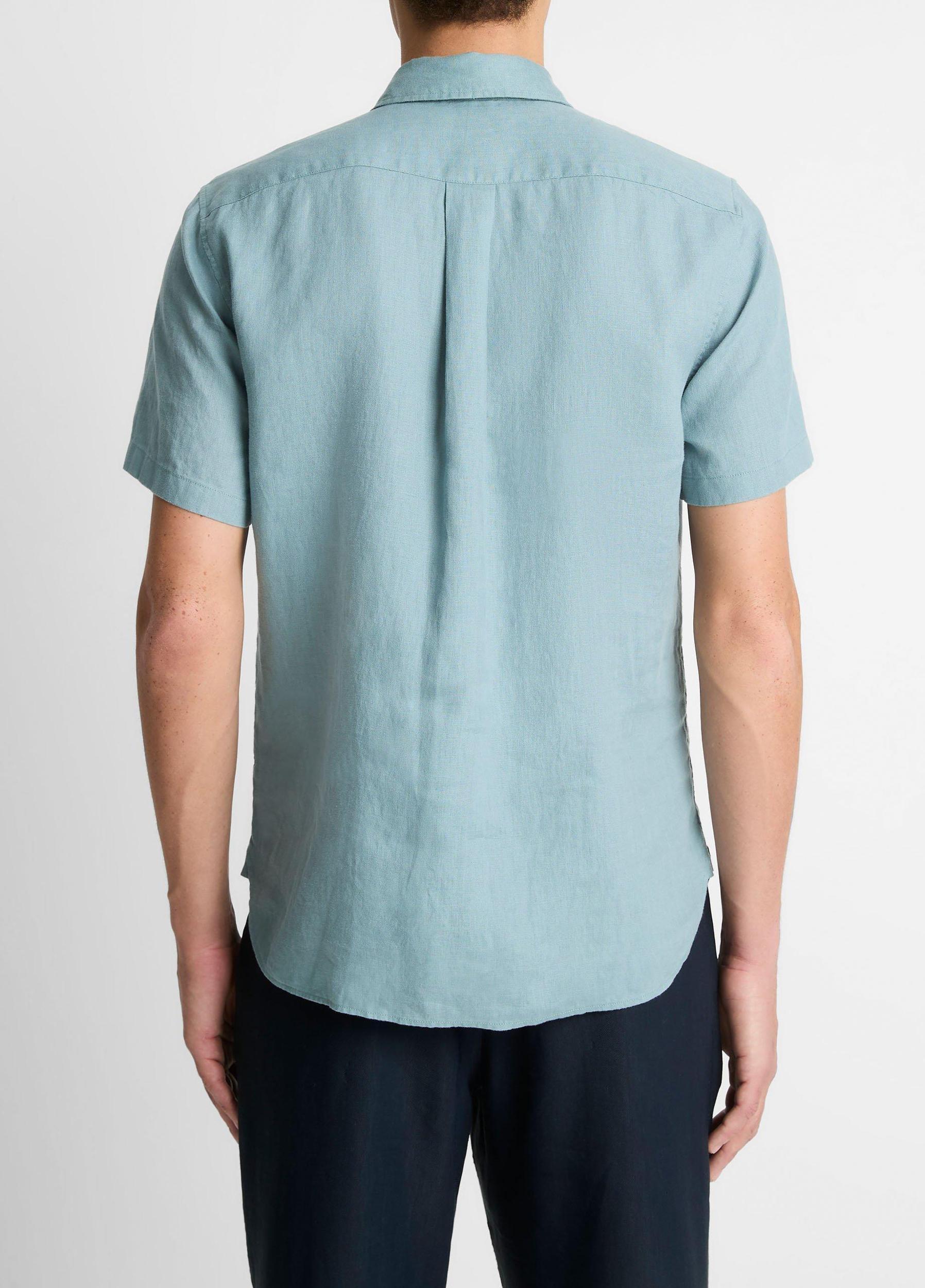 Mens Linen Sport Shirt Product Image