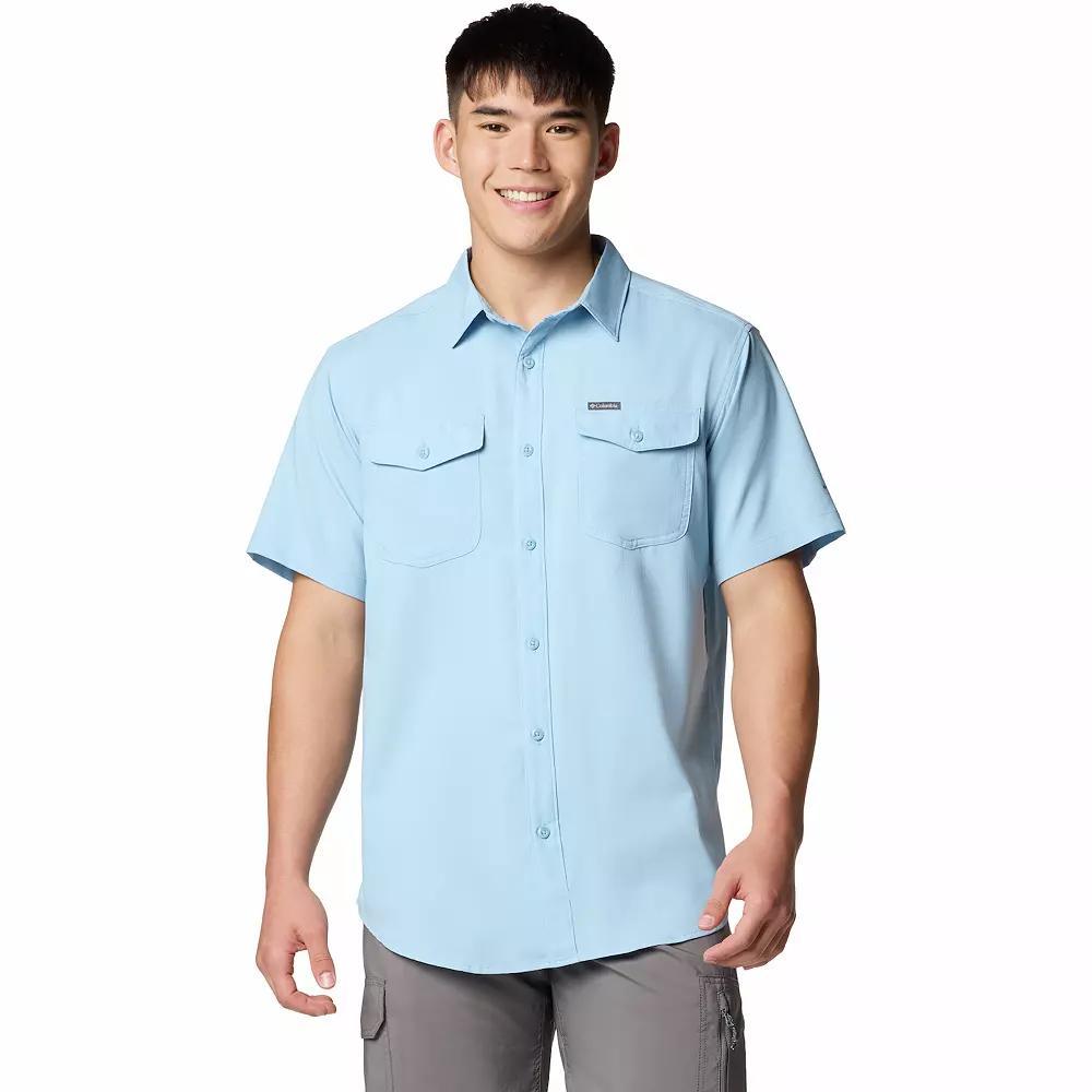 Big & Tall Columbia Utilizer Button-Down Shirt, Men's, Size: 2XB, Ripple Blue Product Image