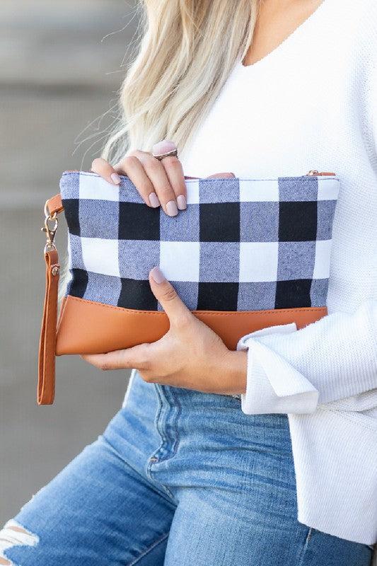 Buffalo Plaid Clutch Product Image
