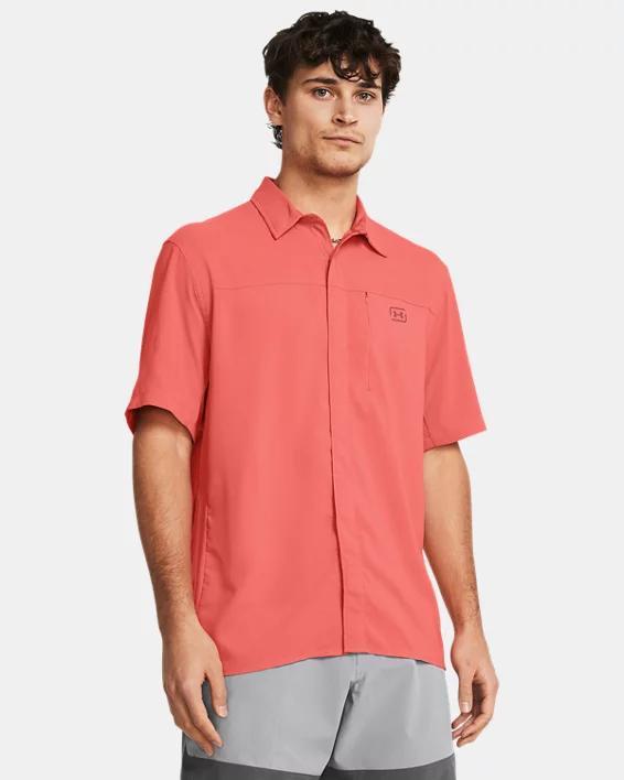 UA Fish Pro Hybrid Woven Mens Short Sleeve Product Image