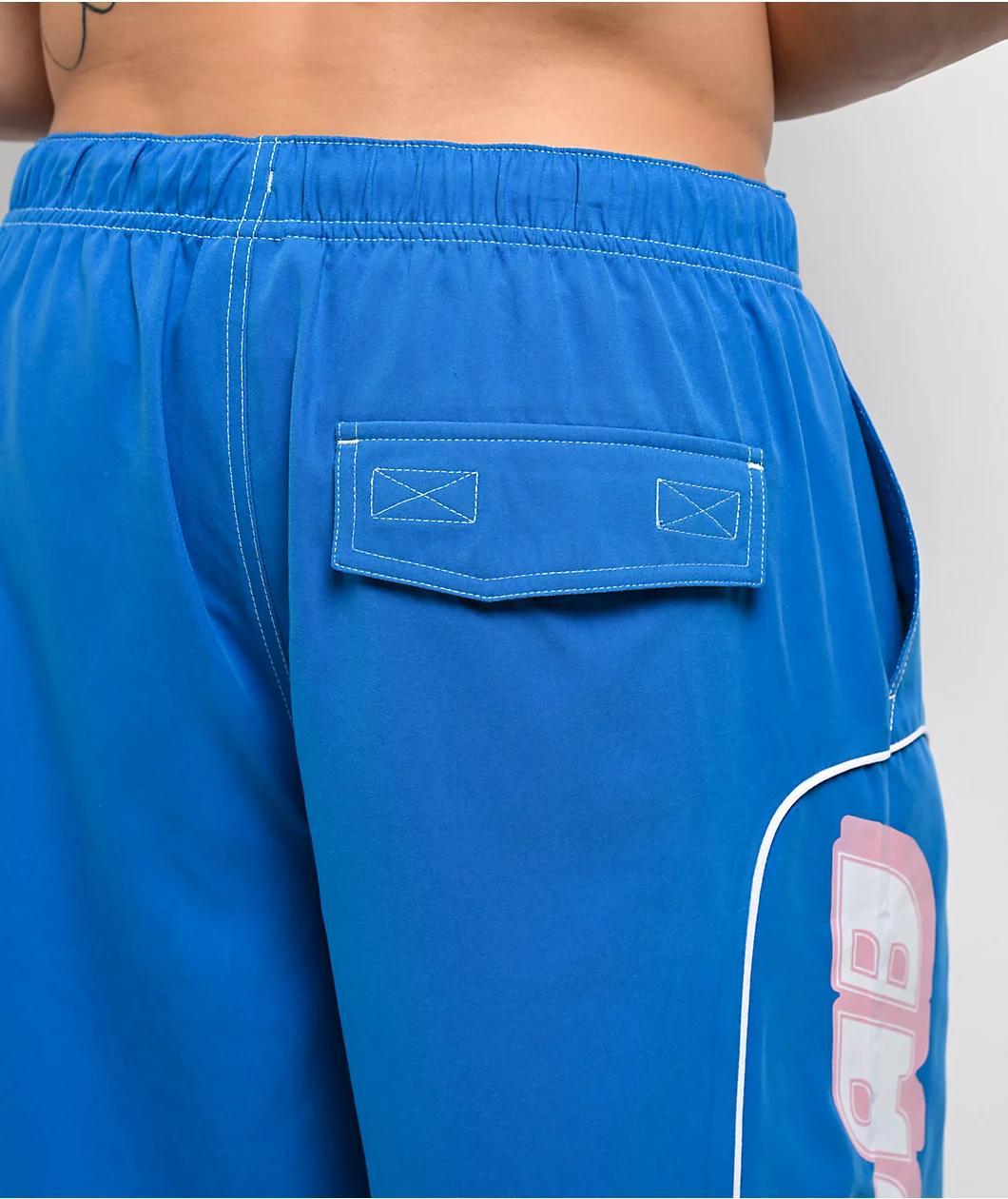 A.LAB Bass Jellyfish Blue Board Shorts Product Image