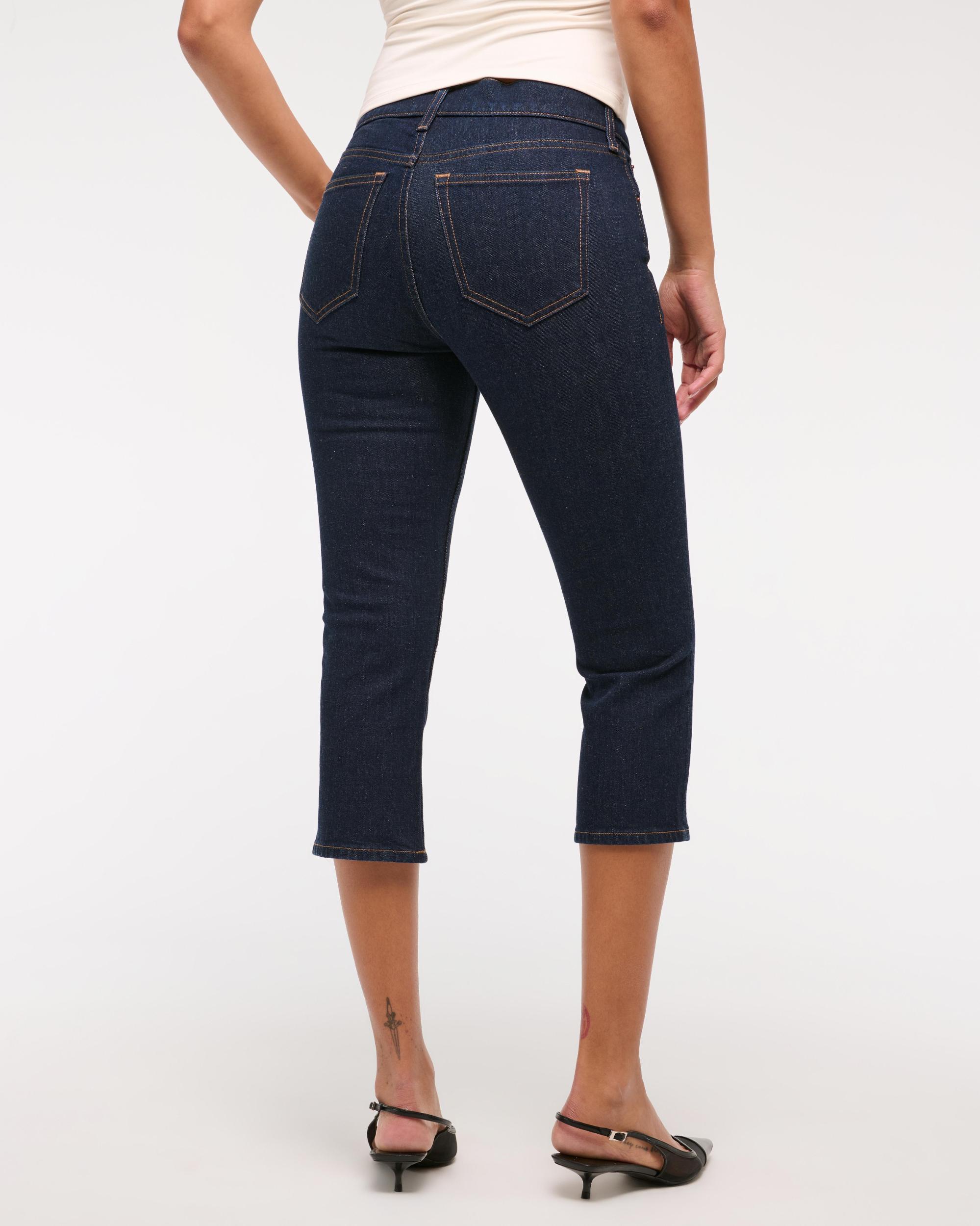 Mid Rise Capri Jean Product Image