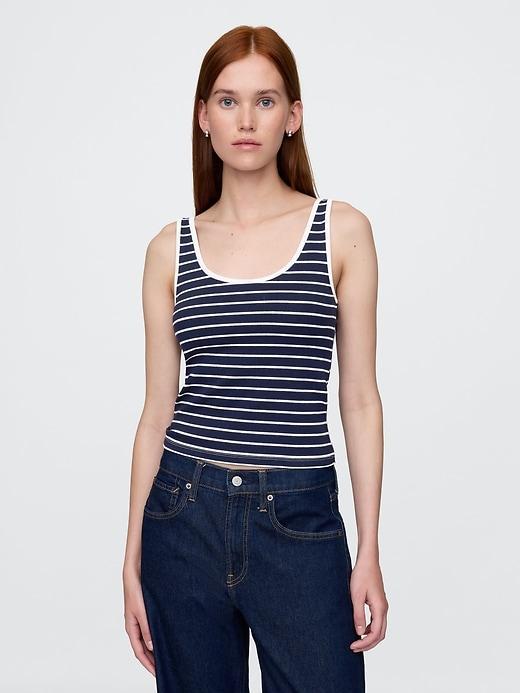 Modern Cropped Tank Top Product Image