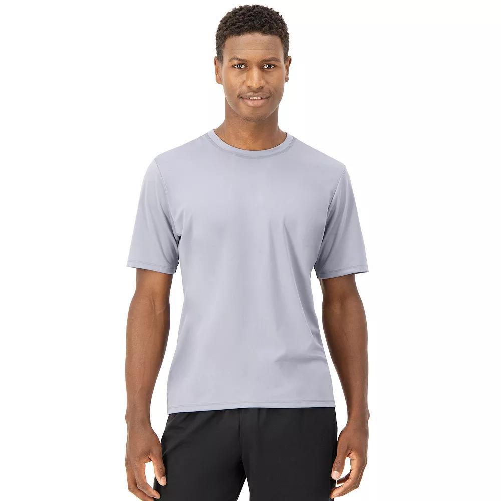 Men's Hanes Moves™ Short Sleeve Performance Tee, Size: XXL, Tubing Grey Product Image