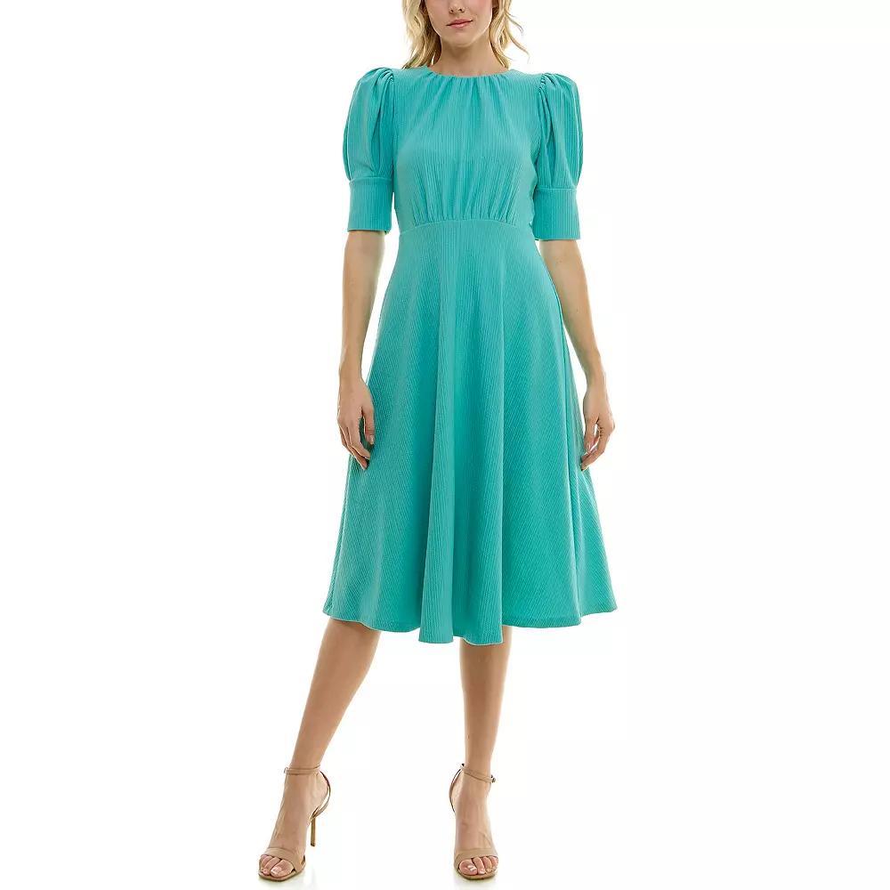 Women's Bleecker 126 Ottoman Knit Midi Dress, Ivory Product Image