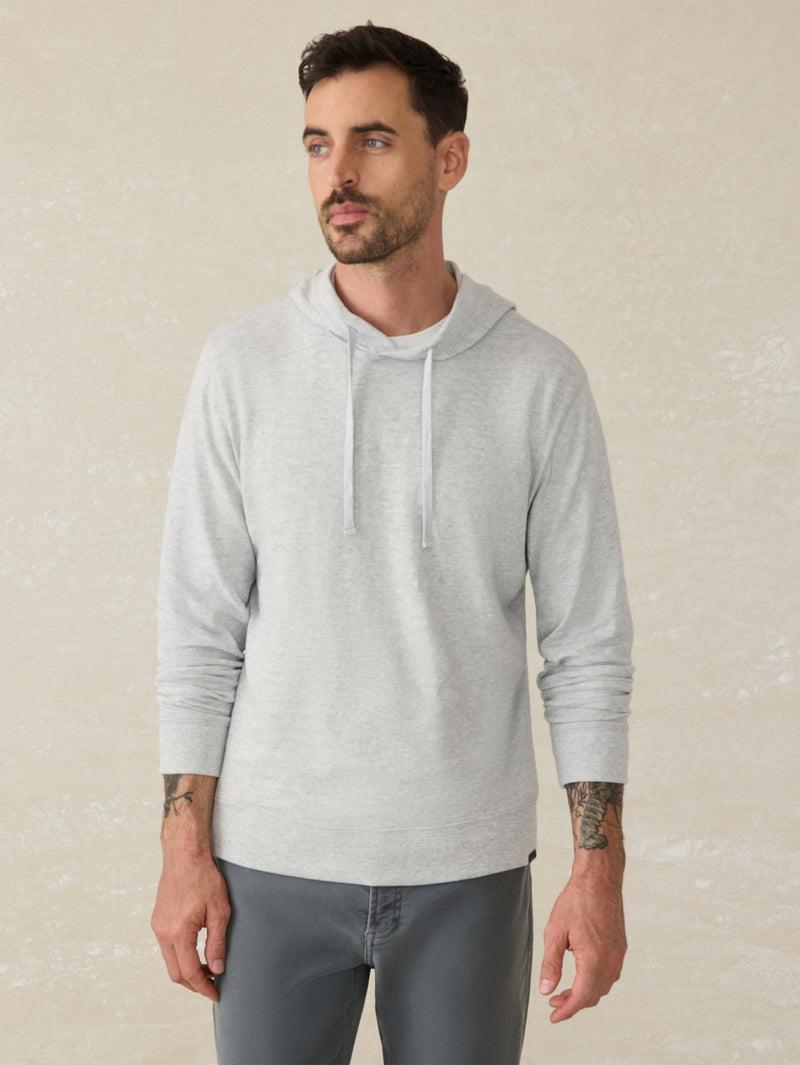 Sunwashed Slub Hoodie - Light Grey Heather Product Image