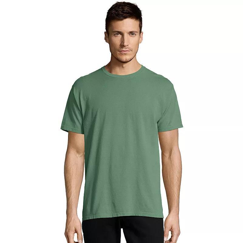 Mens Hanes ComfortWash Garment-Dyed Tee Anchor Grey Product Image