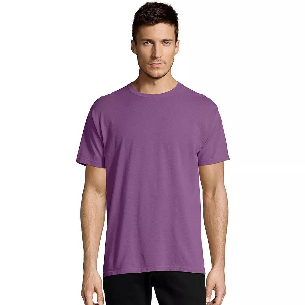 Mens Hanes ComfortWash Garment-Dyed Tee Anchor Grey Product Image