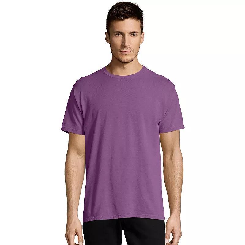 Mens Hanes ComfortWash Garment-Dyed Tee Anchor Grey Product Image