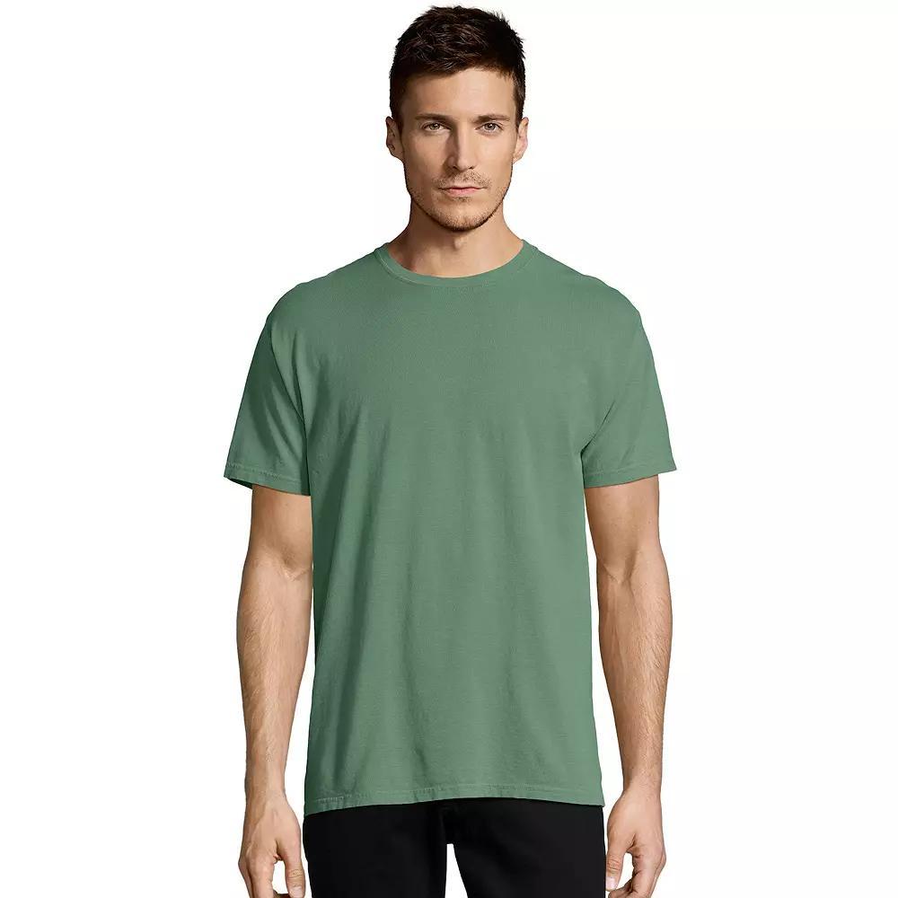 Mens Hanes ComfortWash Garment-Dyed Tee Anchor Grey Product Image