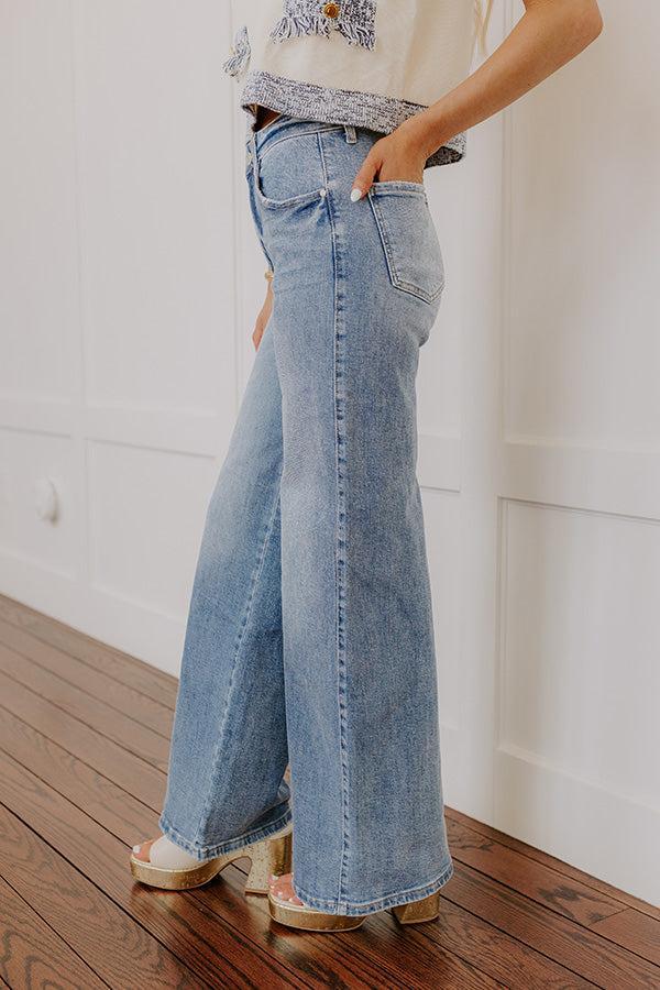 The Eva High Waist Wide Leg Jean Product Image