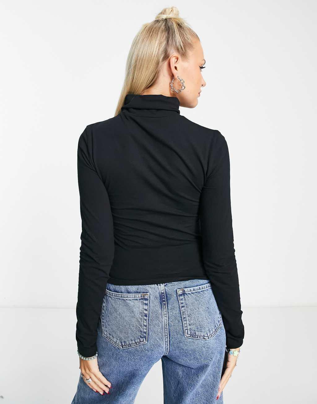 COLLUSION long sleeve roll neck top Product Image