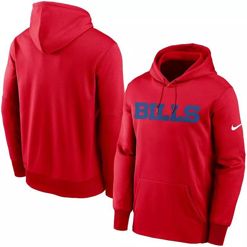Men's Nike Red Atlanta Falcons Fan Gear Wordmark Performance Pullover Hoodie, Size: 3XL Product Image