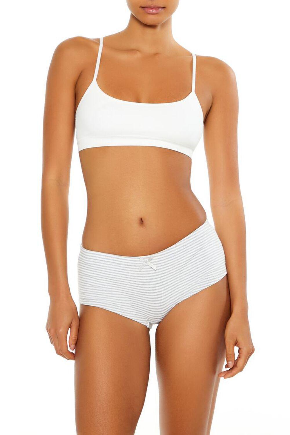 Striped Bow Shortie Panties | Forever 21 Product Image