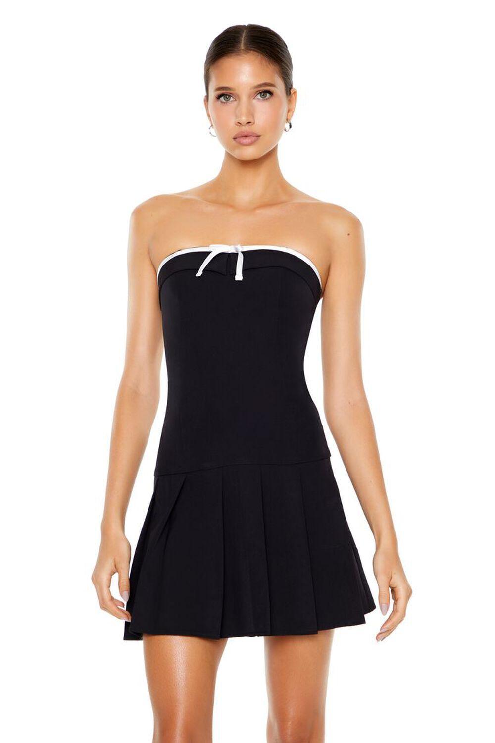 Strapless Bow Mini Dress | Forever 21 Product Image