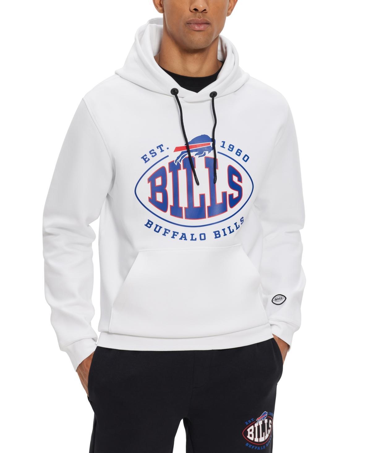 HUGO BOSS Boss X Nfl Cotton-blend Hoodie With Collaborative Branding In Bears Product Image