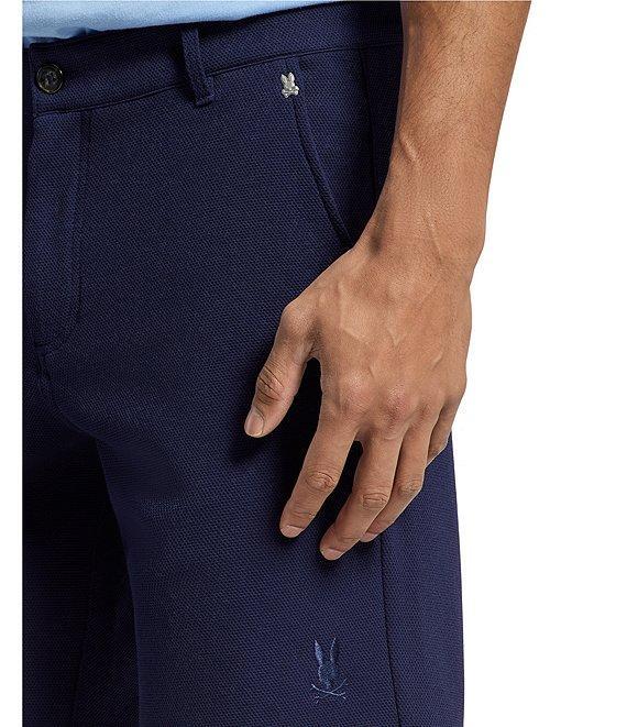 Psycho Bunny Shiro Knit Honeycomb 8#double; Inseam Shorts Product Image