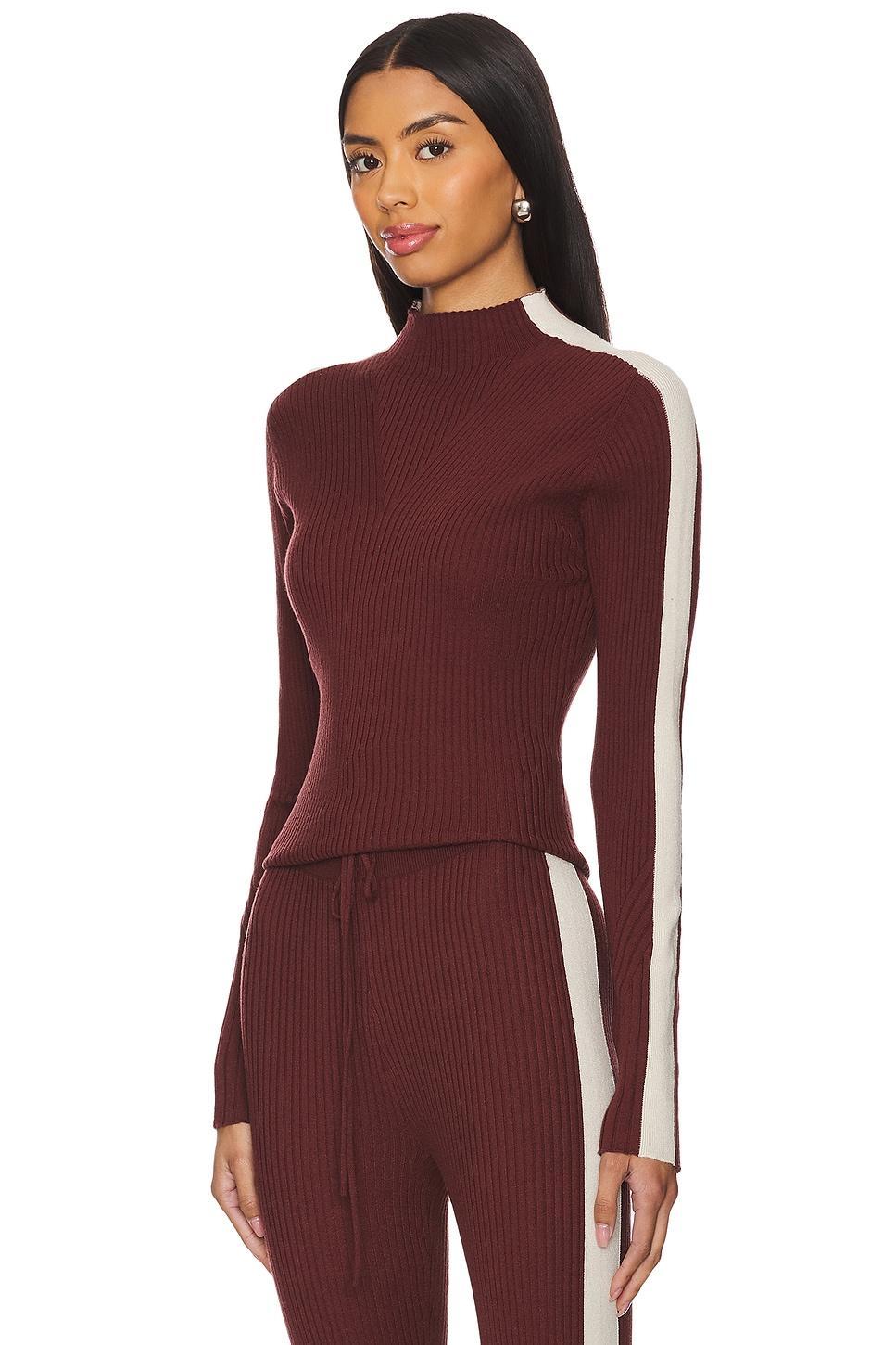 Wilshire Mock Neck Knit Top Varley Product Image