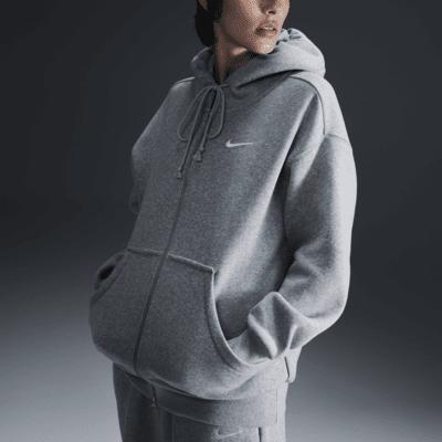 Nike Womens Sportswear Phoenix Fleece Oversized Full-Zip Hoodie Product Image