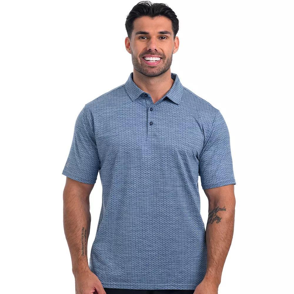 Mens Antigua Sleet Polo Nautical Navy Grey Product Image