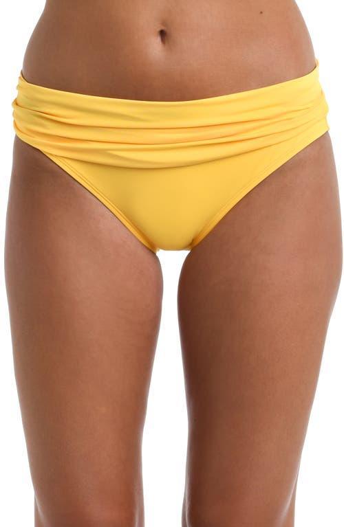 La Blanca Island Goddess Shirred Banded Hipster Swim Bottom Product Image