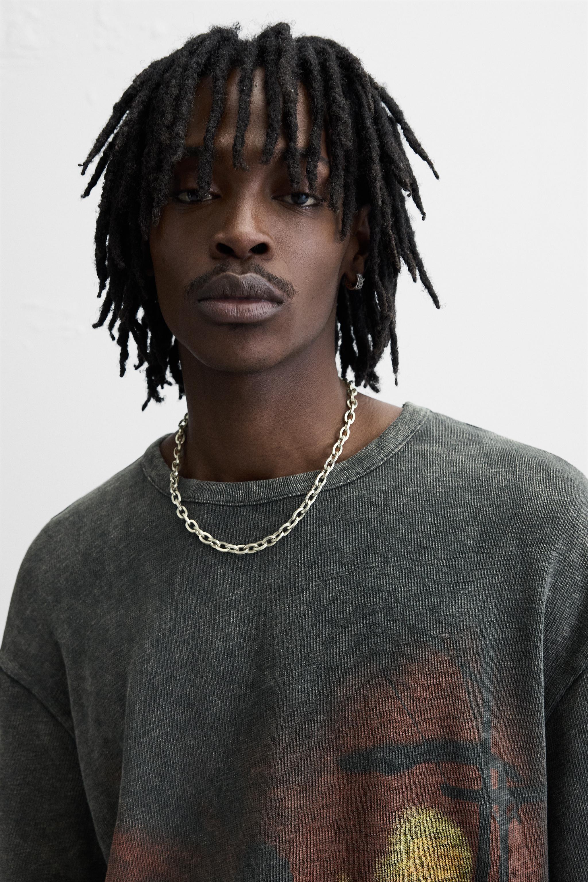 PRINTED KNIT T-SHIRT Product Image