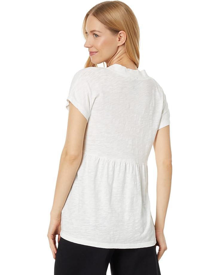 Raglan Peasant Split-Neck Blouse Product Image
