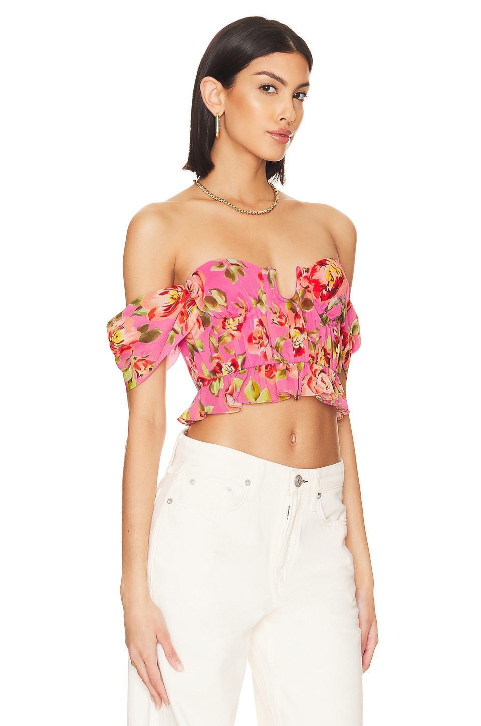 Paloma Bustier Top MAJORELLE Product Image