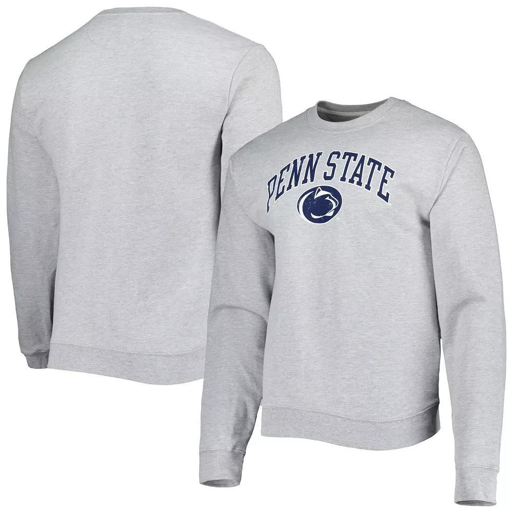 Men's League Collegiate Wear Heather Gray Penn State Nittany Lions 1965 Arch Essential Lightweight Pullover Sweatshirt, Size: 2XL, Grey Product Image