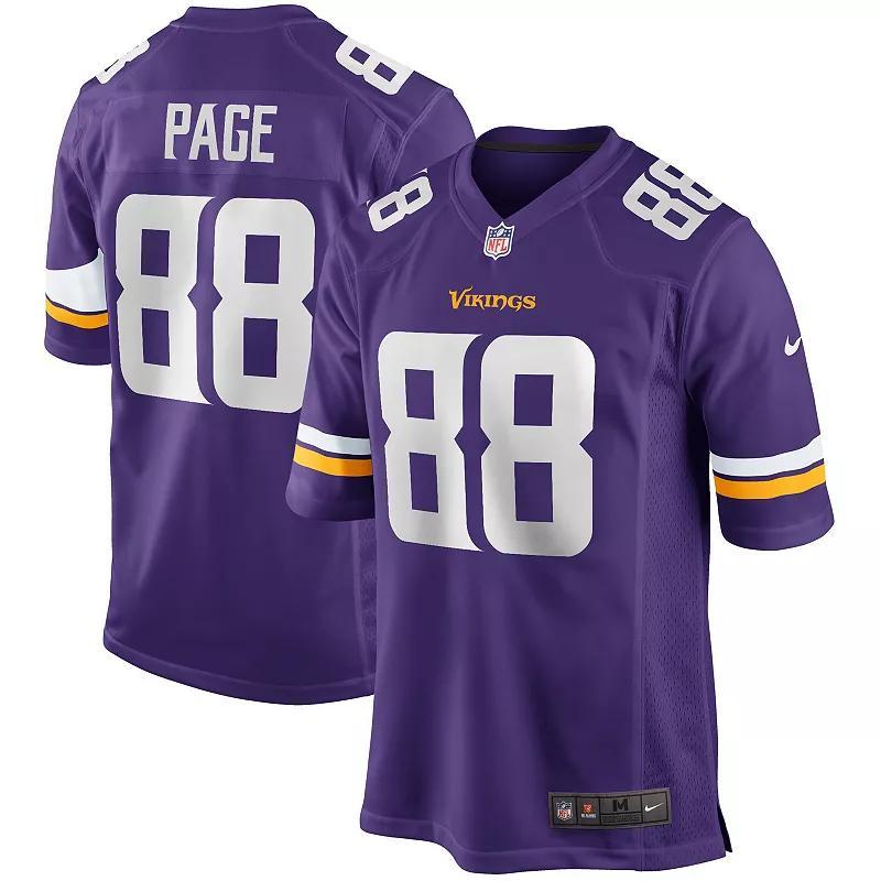 Men's Nike Alan Page Purple Minnesota Vikings Game Retired Player Jersey, Size: 5XL Product Image