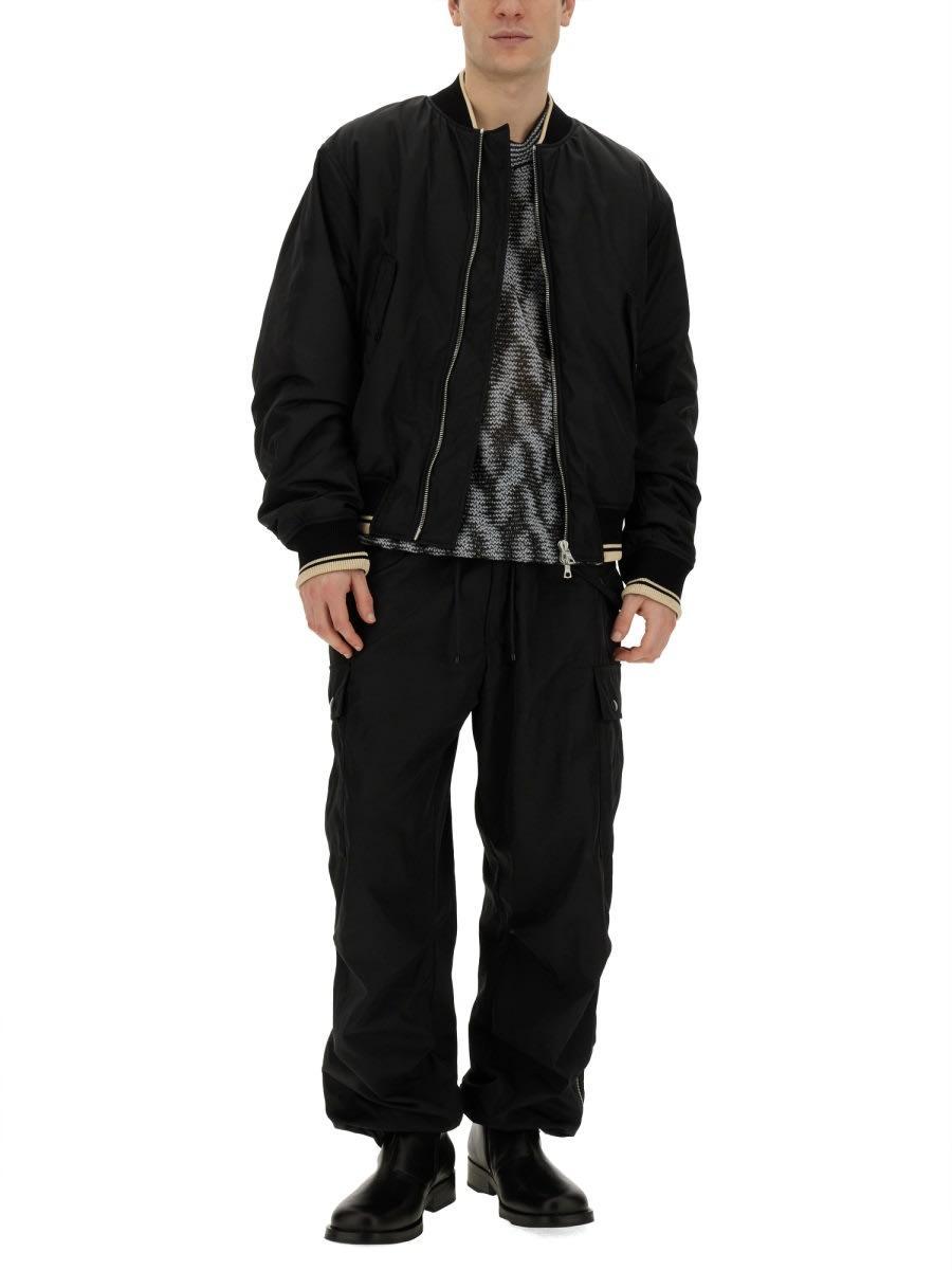 DRIES VAN NOTEN Cargo Pants In Black Product Image