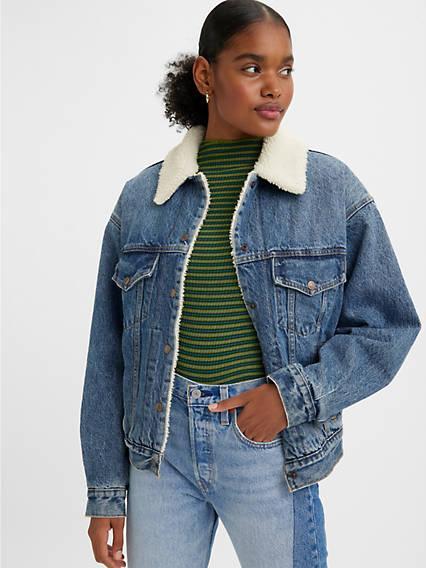 90s Sherpa Trucker Jacket Product Image